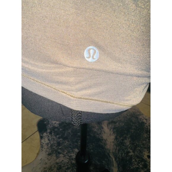 Lululemon Cardio Squad Tank Top Taupe Gold Geometric Racer Back Workout Gym S - Picture 5 of 7